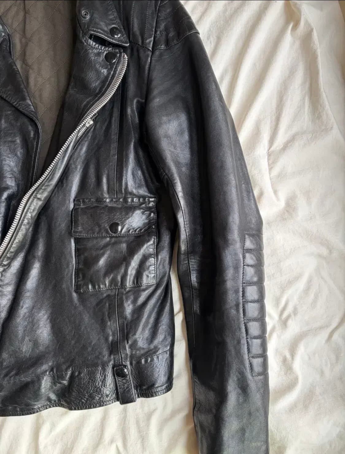 골든구스 램스킨 레더 자켓 상품이미지4