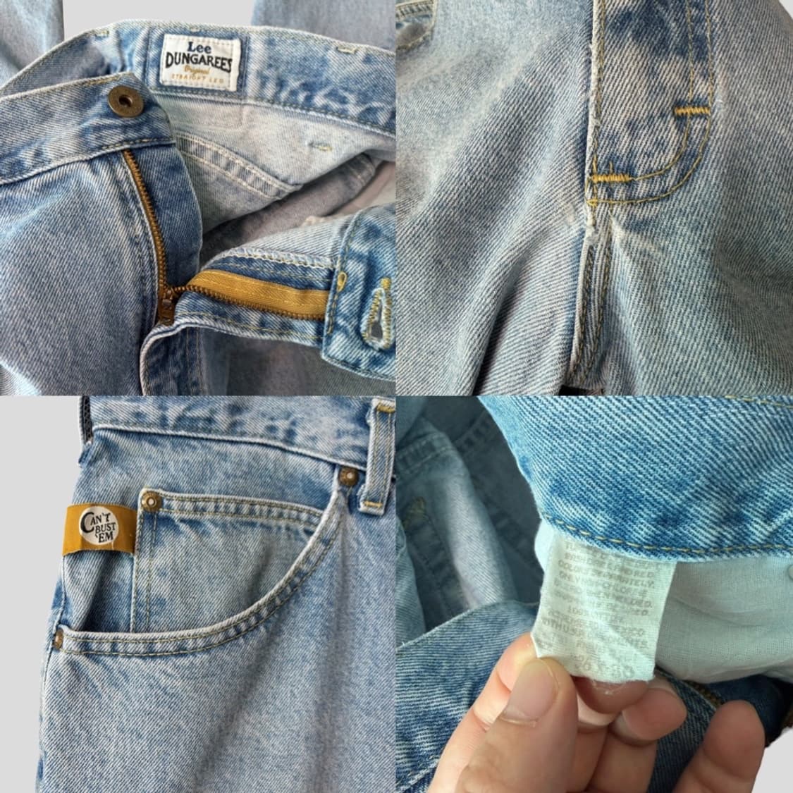 (36)빈티지 Lee DUNGAREES 데님 청바지 상품이미지10