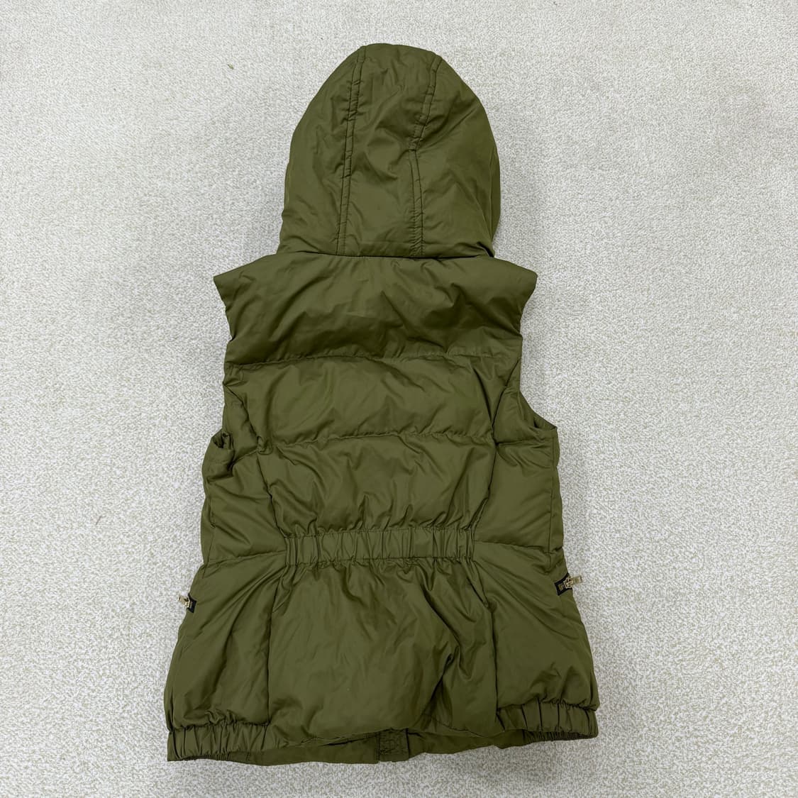 [S] 미쏘 MIXXO 여성 덕다운 카키 패딩조끼 1231T1 상품이미지2