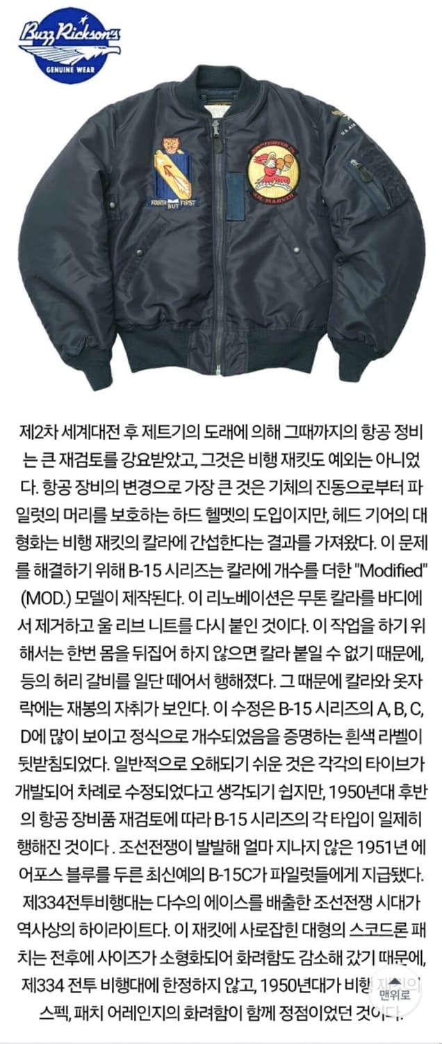 (42)버즈릭슨 B15C 판매합니다 (42)  MA1  상품이미지9