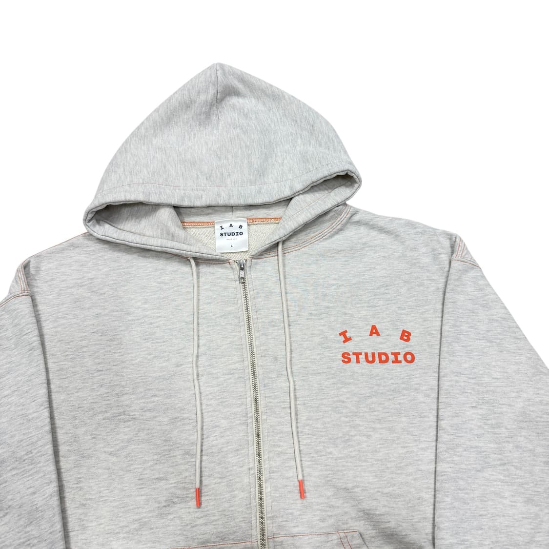 아이앱스튜디오 X 스피어 후드집업 자켓 그레이 L 상품이미지2