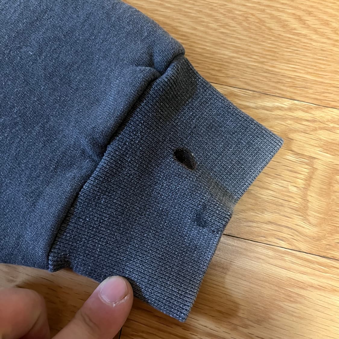 [L] 90s 빈티지 러셀 후드집업 다크 그레이 상품이미지2