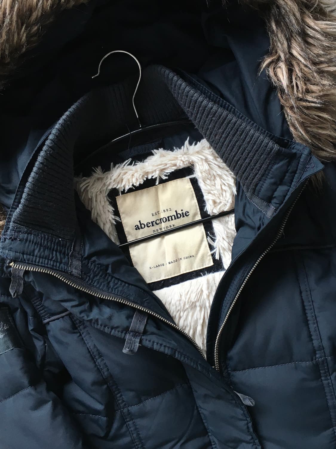 아베크롬비 퍼후드 다운자켓 상품이미지4