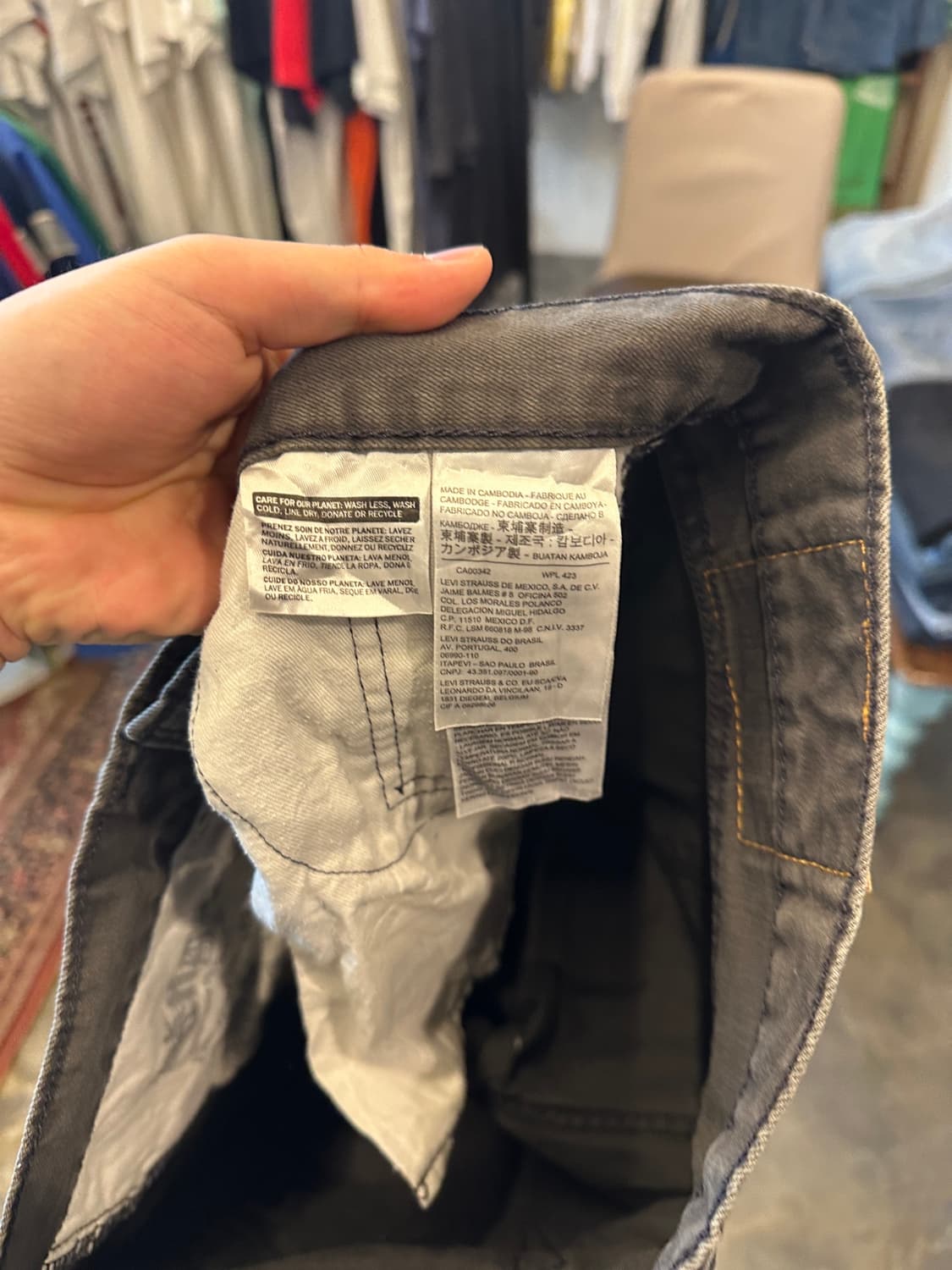 Levis White Tab 리바이스 화이트탭 505 W33 L30 상품이미지3