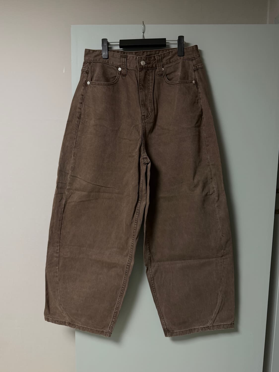 (새상품) 노운 - wide curved denim pants 상품이미지1