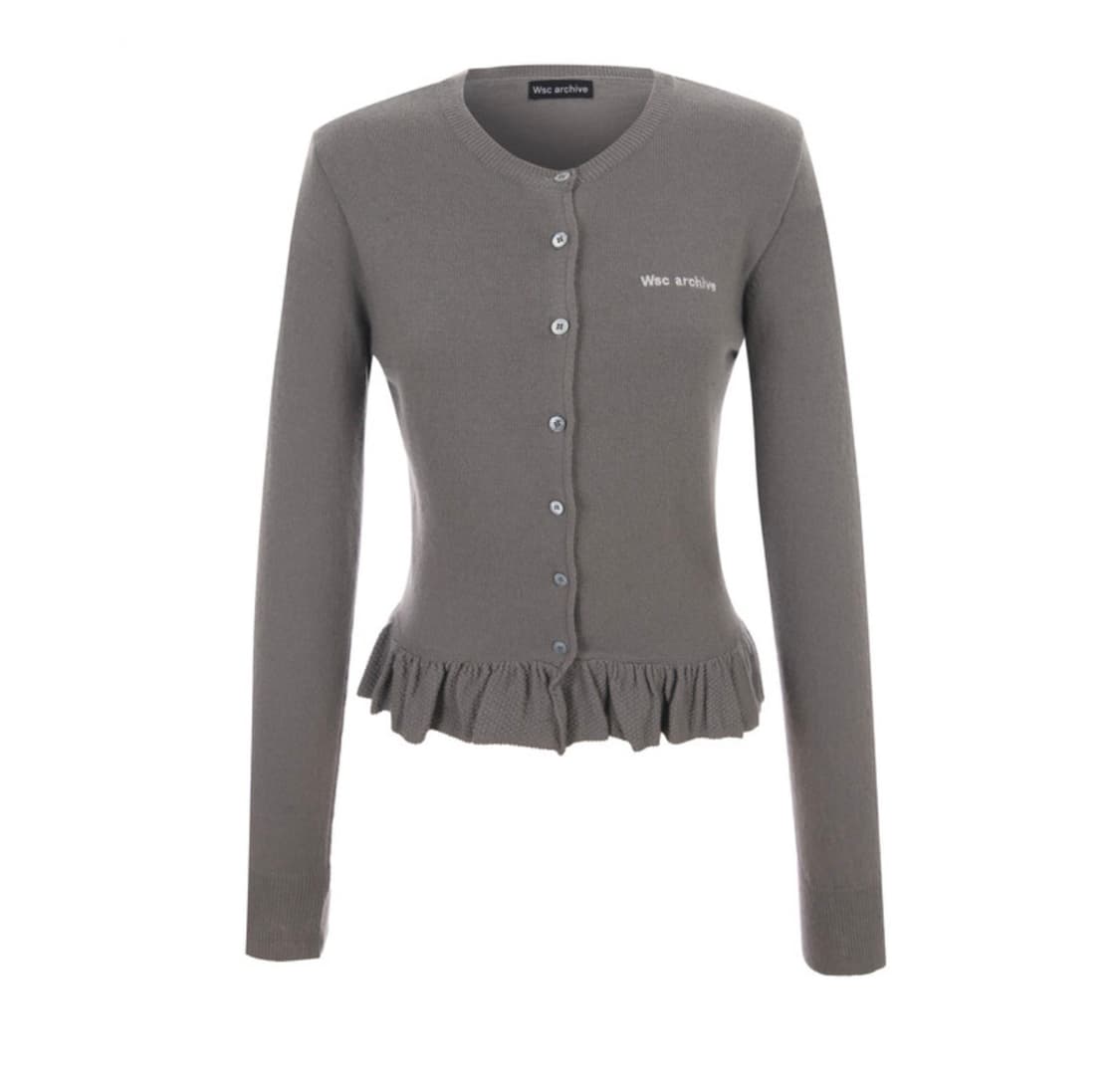 wsc아카이브 Frilling knit cardigan 003 상품이미지1