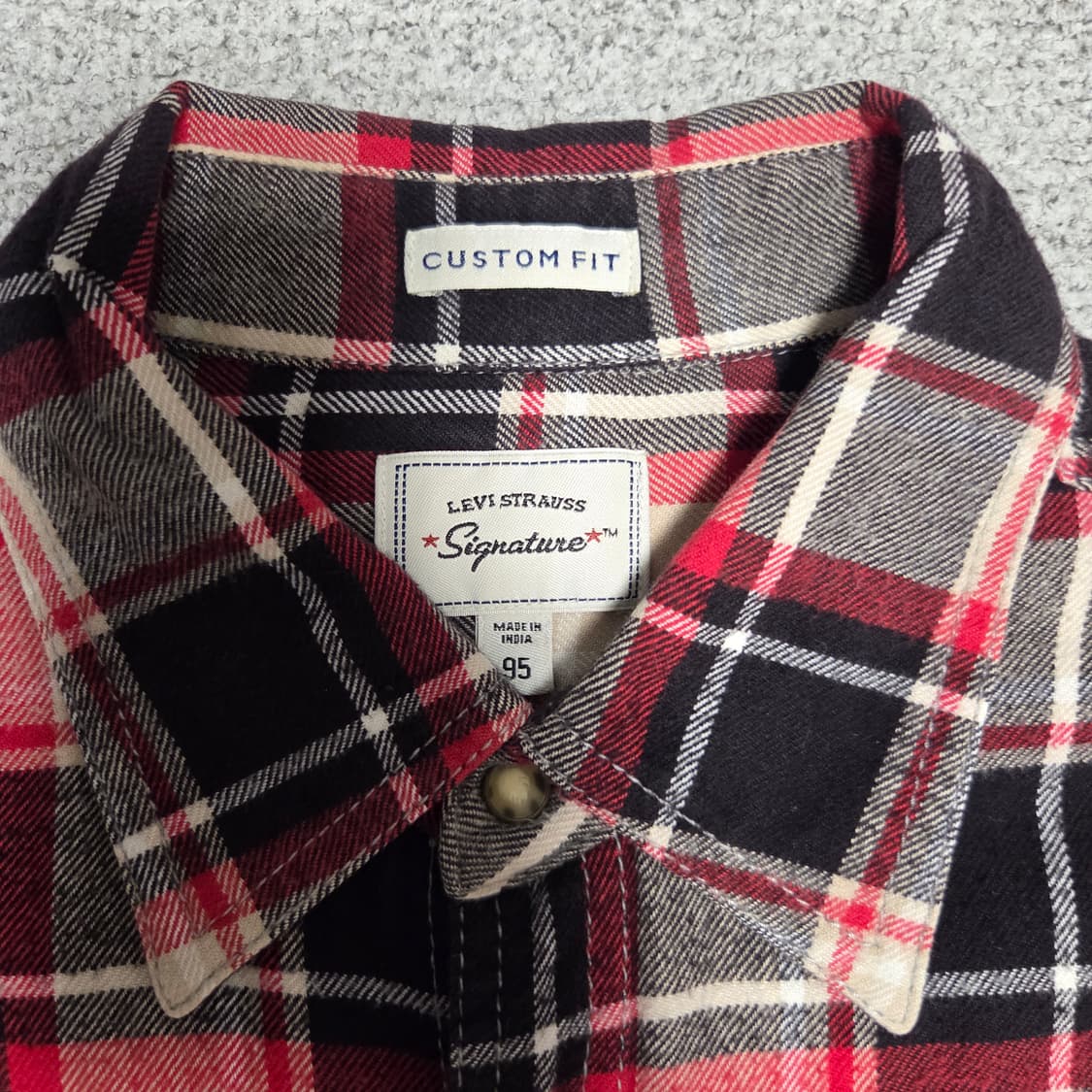 Levi's 웨스턴 플란넬 체크 셔츠 L(100) 상품이미지3