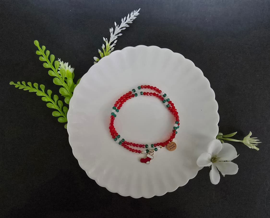 크리스마스 두줄팔찌_양말 상품이미지2