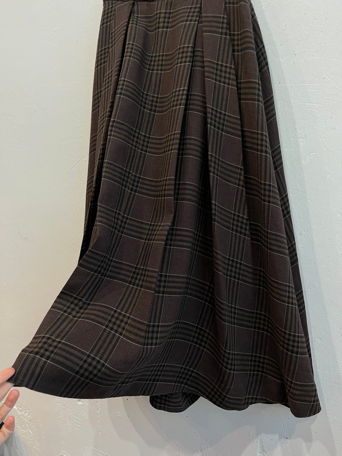 디키즈 빔즈 주름 플레어 롱스커트 치마  상품이미지4