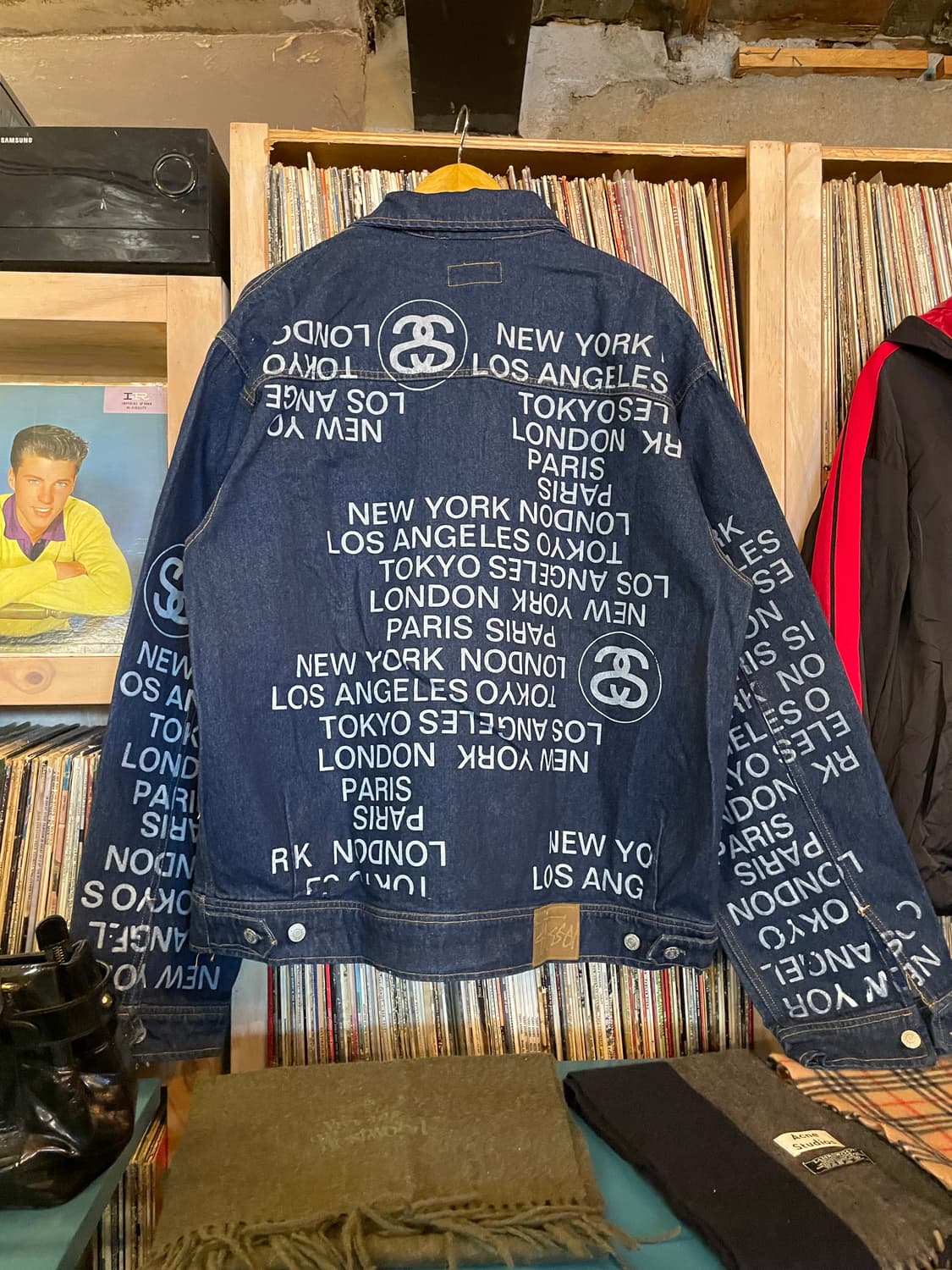 스투시 집 워크 자켓 시티 링크 데님 원 워시 상품이미지5