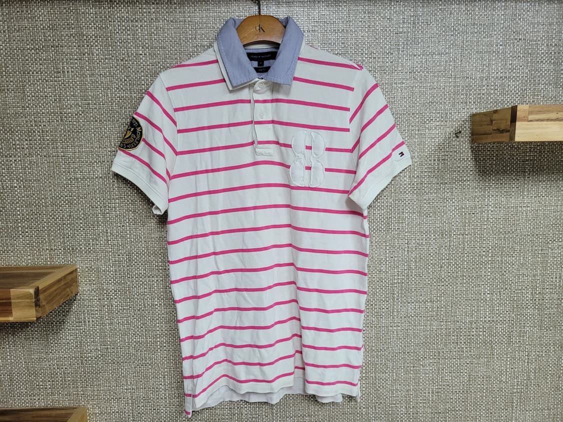 M 95~100사이즈 타미힐피거 반팔 카라티 빈티지 pK 상품이미지1