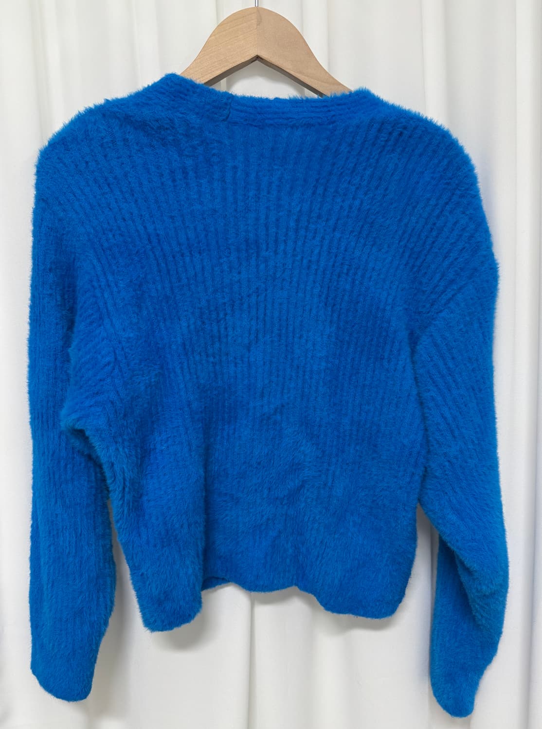 zara 자라 블루 앙고라 가디건 상품이미지7