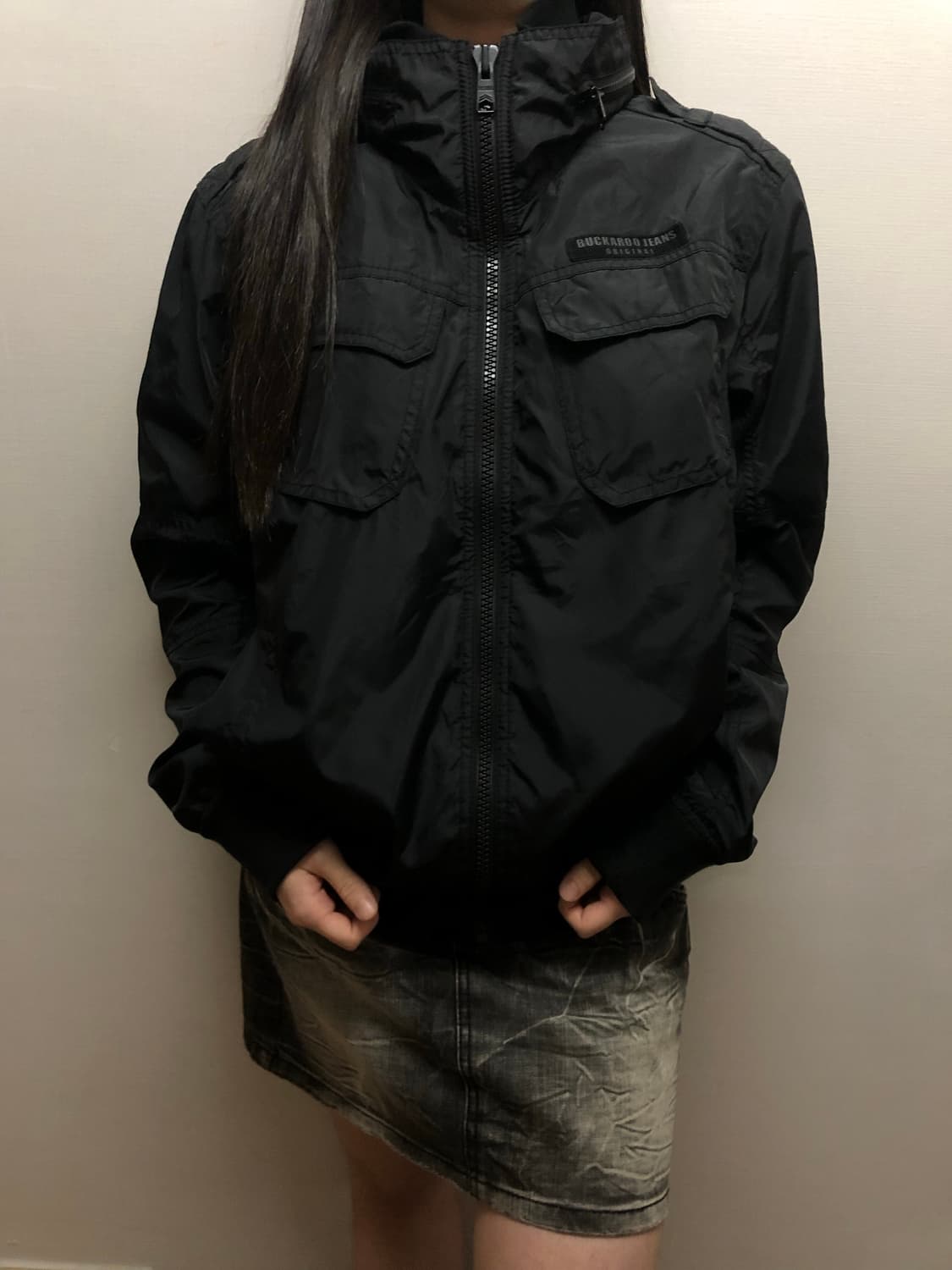 빈티지 버커루 블랙 점퍼 상품이미지1