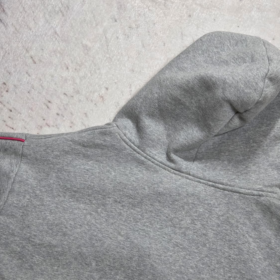 90S 자수 오버핏 그레이 후드집업 상품이미지5