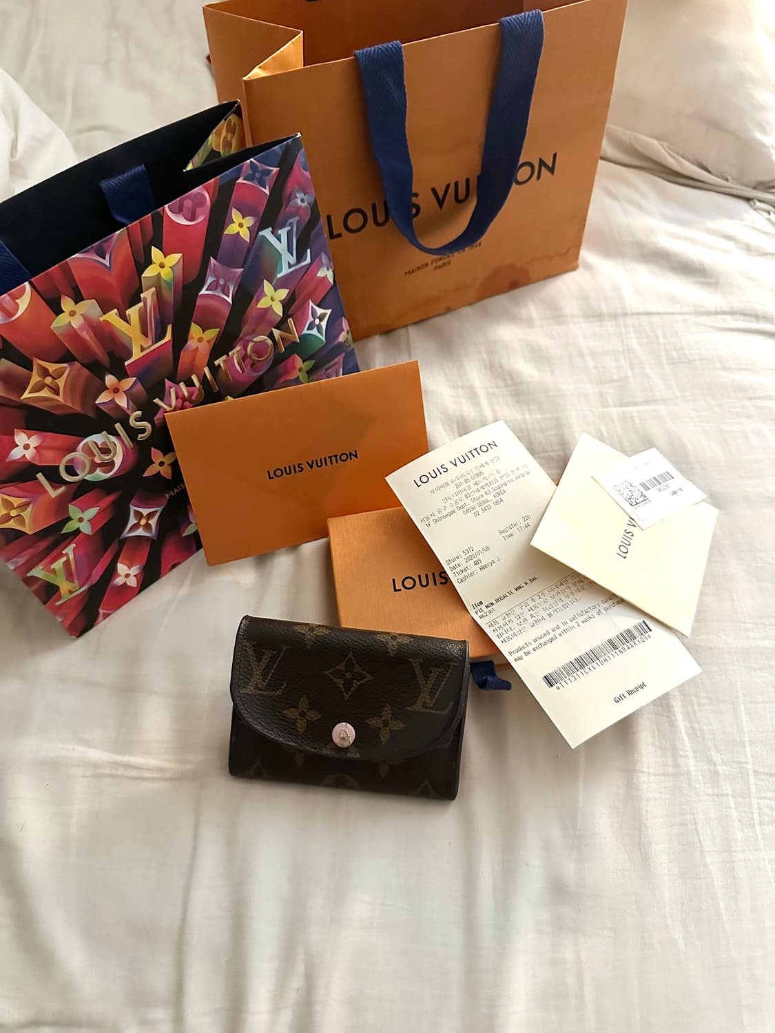 (급처)루이비통 모노그램 카드지갑 풀박 상품이미지1