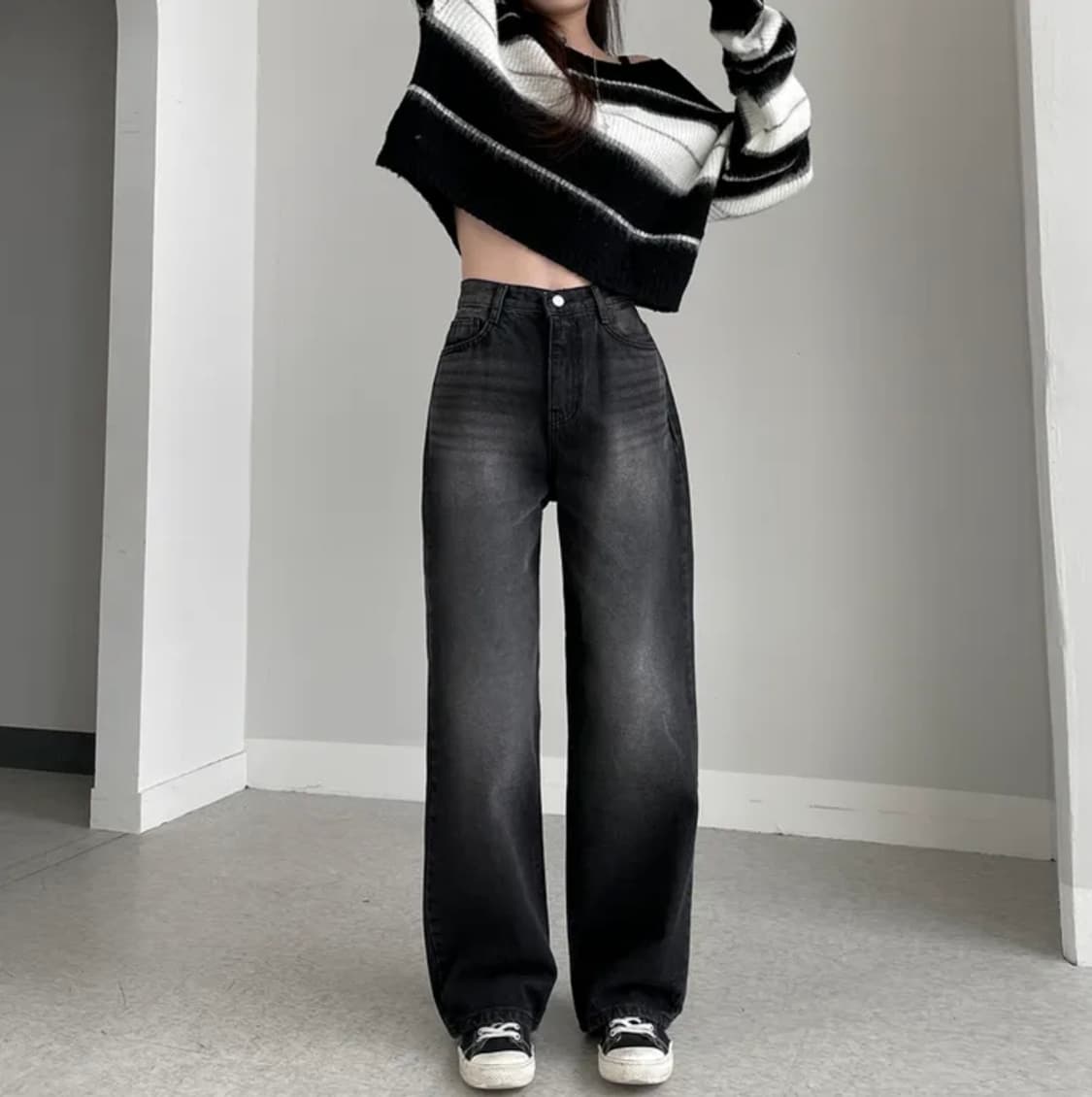 흑청 워싱 데님 상품이미지3