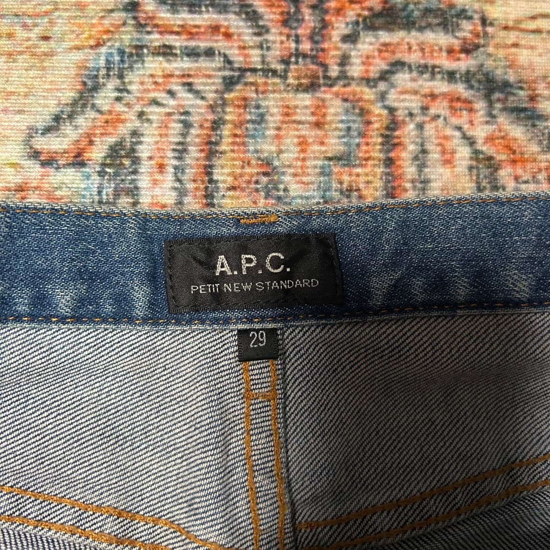 [29] APC 아페세 테이퍼드핏 데님팬츠 상품이미지4