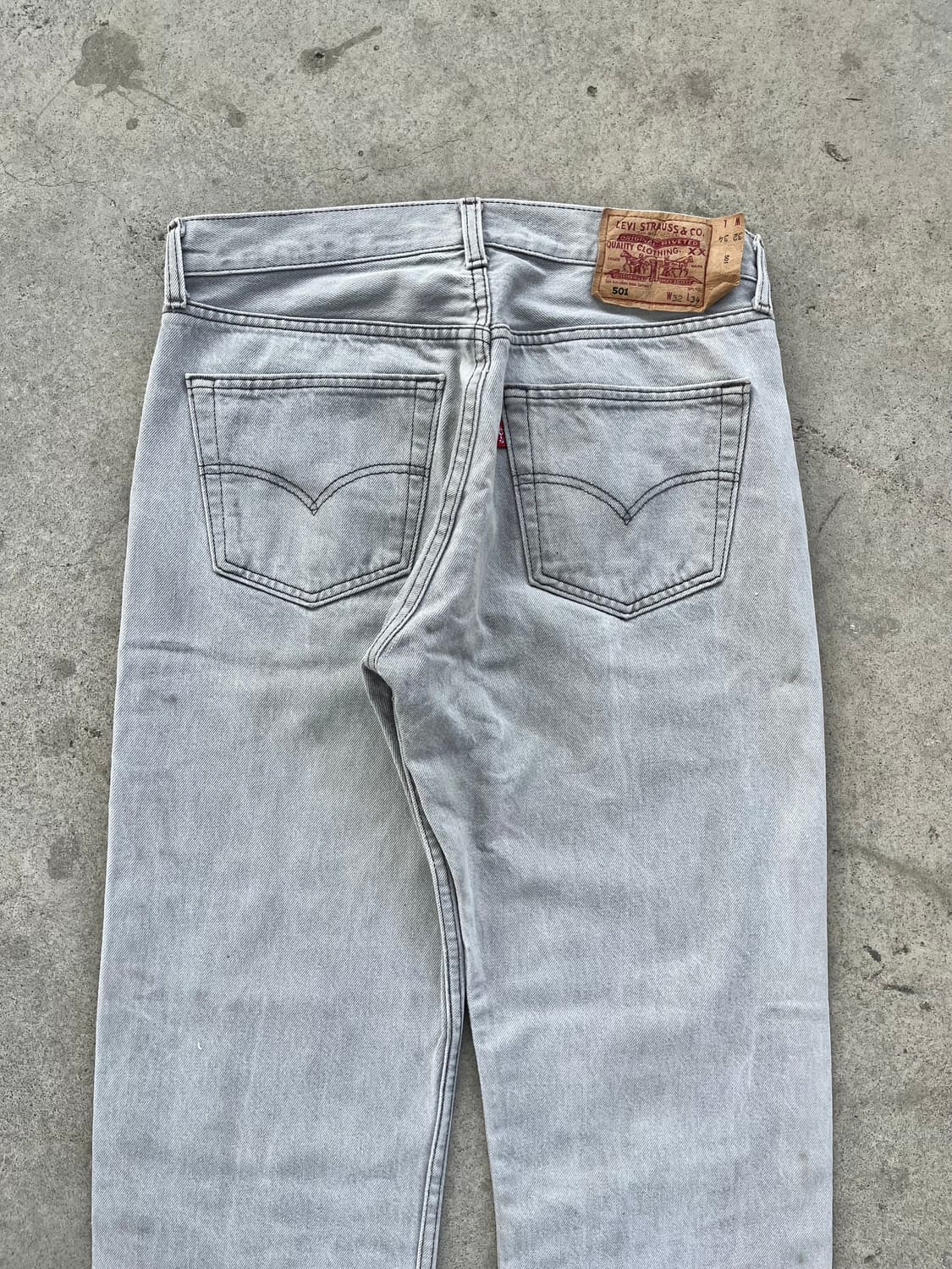 빈티지 리바이스 501 데님 팬츠 그레이 상품이미지7