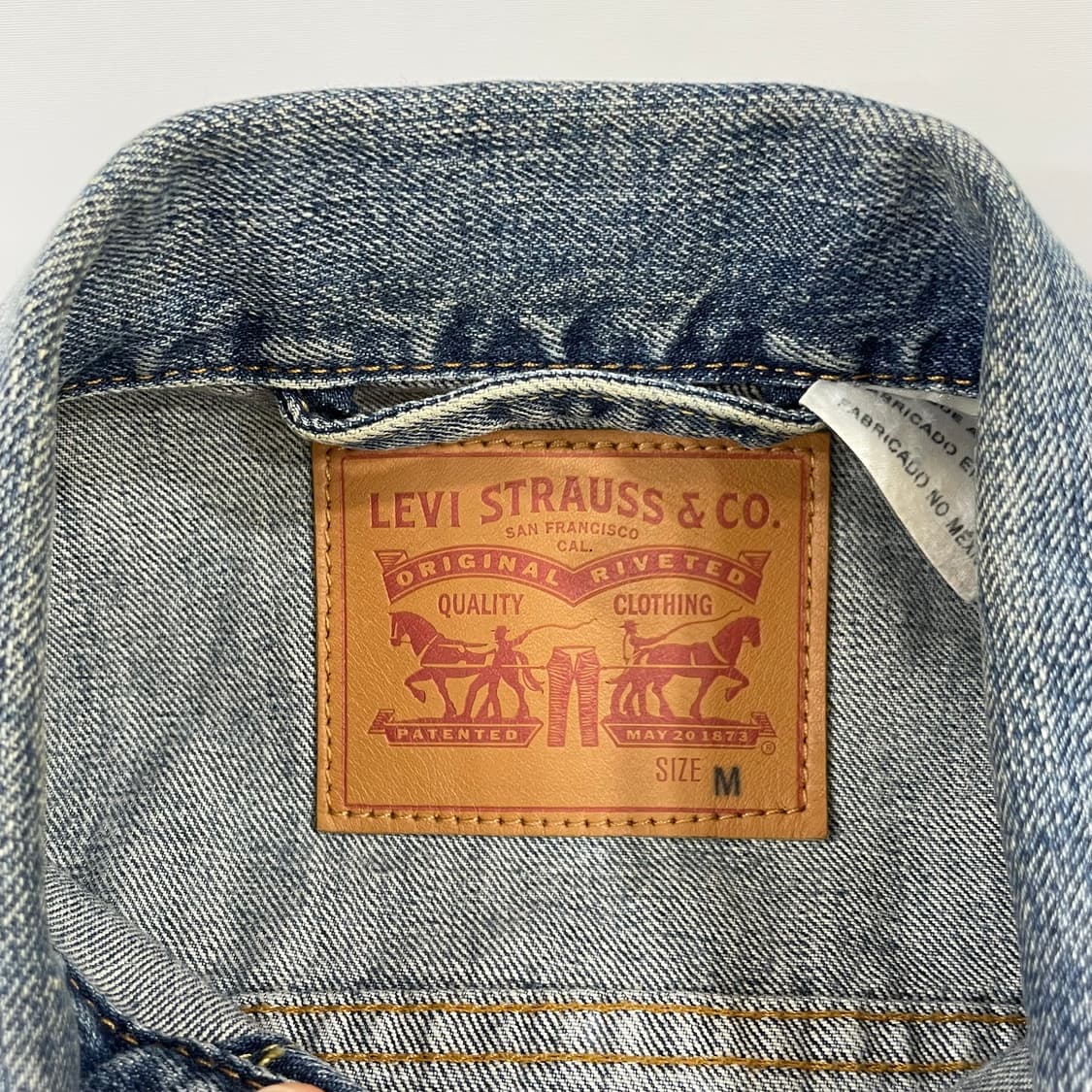 Levi's 리바이스 포켓 연청 데님 자켓 M 상품이미지2