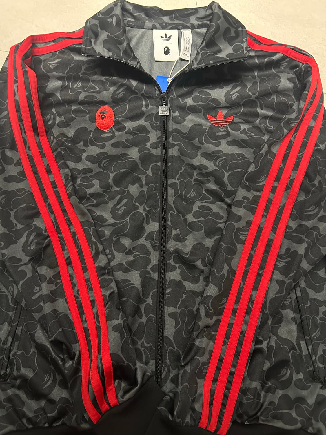 베이프 아디다스 트랙탑 블랙 상품이미지1