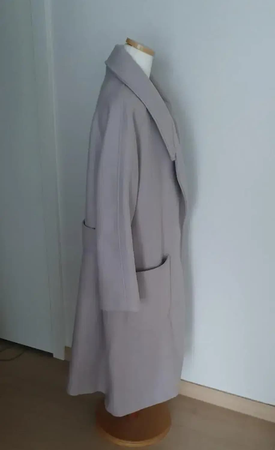 핸드메이드 울혼방 오버핏 롱코트free 상품이미지5