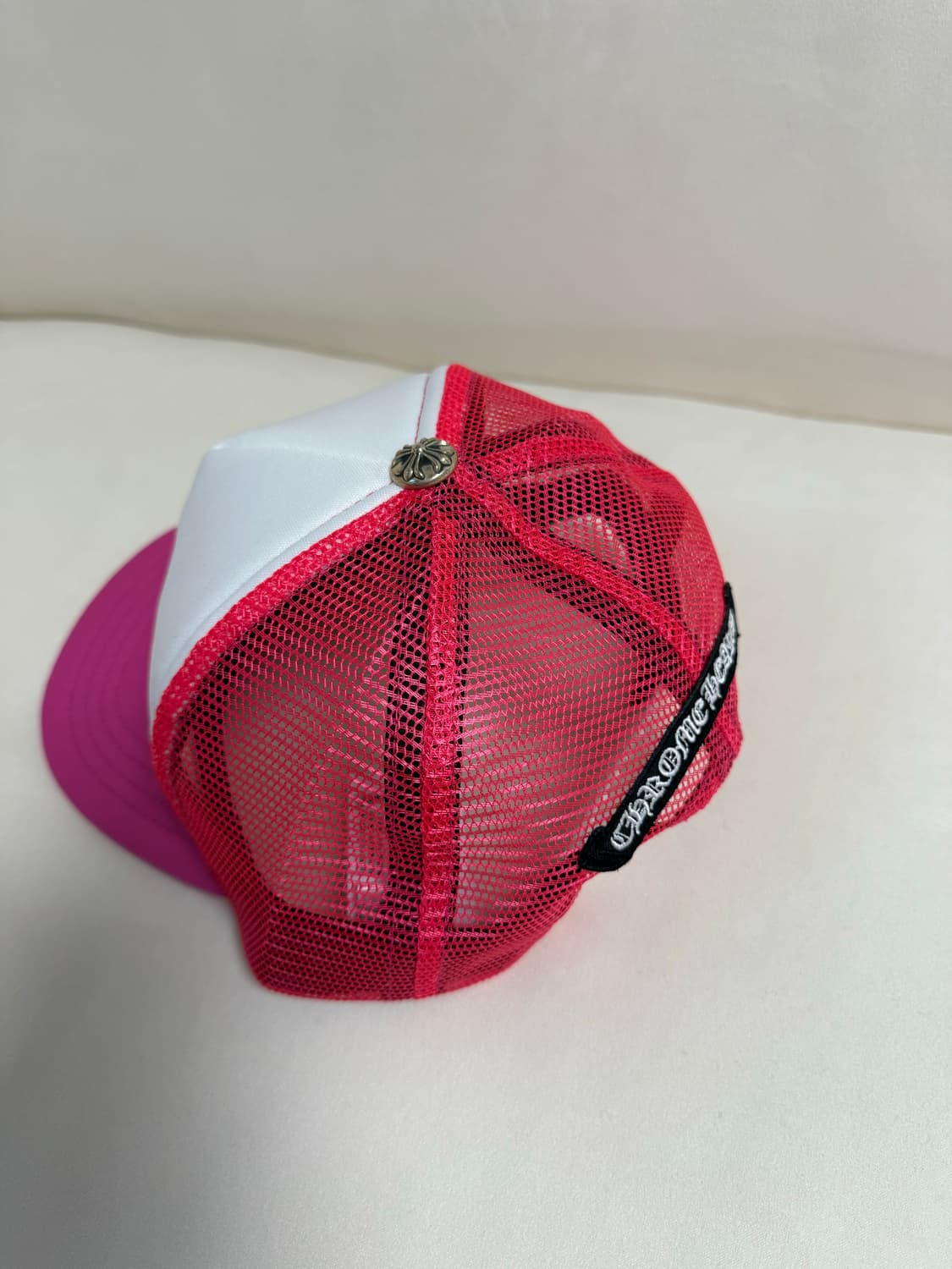 크롬하츠 트리플 크로스패치 핑크 트러커 캡 (모자)  상품이미지4