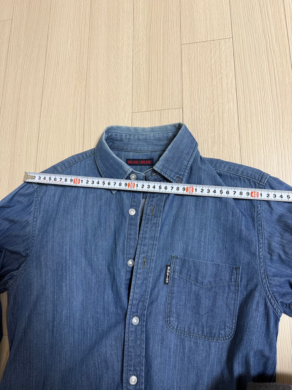 블루블루 데님셔츠 상품이미지3