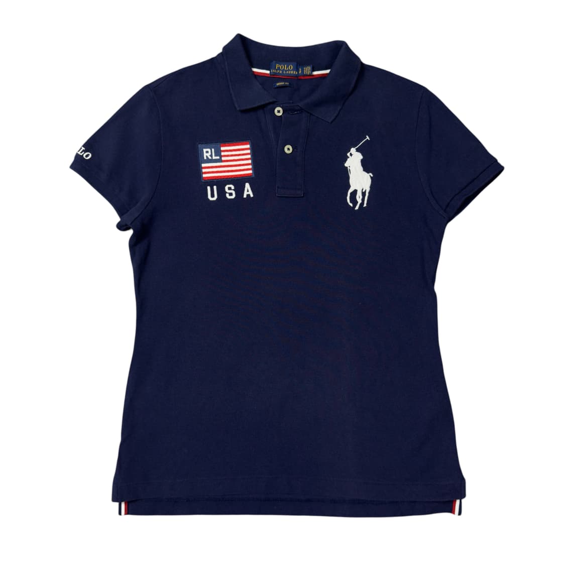 (S) 폴로 랄프로렌 스키니핏 USA 빅포니 피케티 네이비 상품이미지1