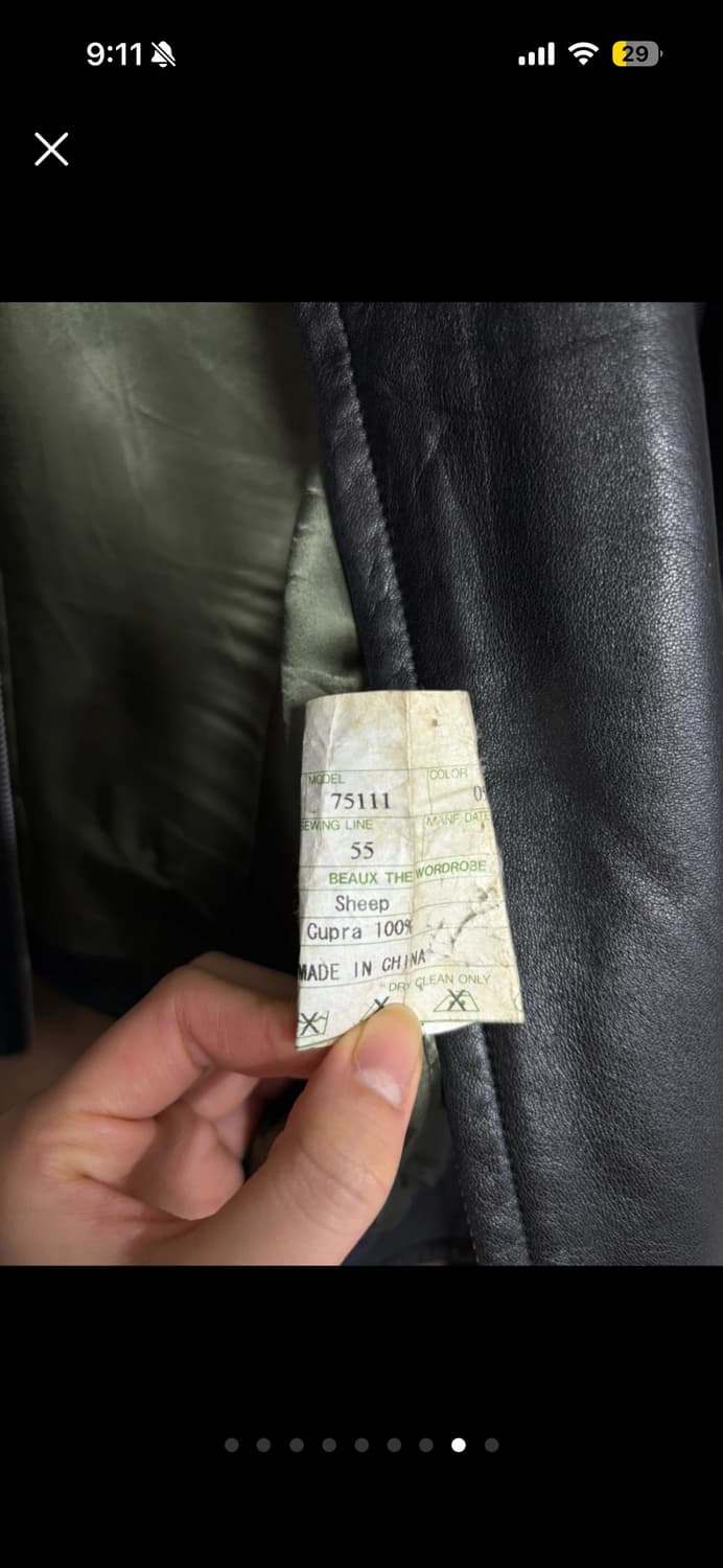 양가죽 빈티지 레더자켓 바이커자켓 상품이미지8