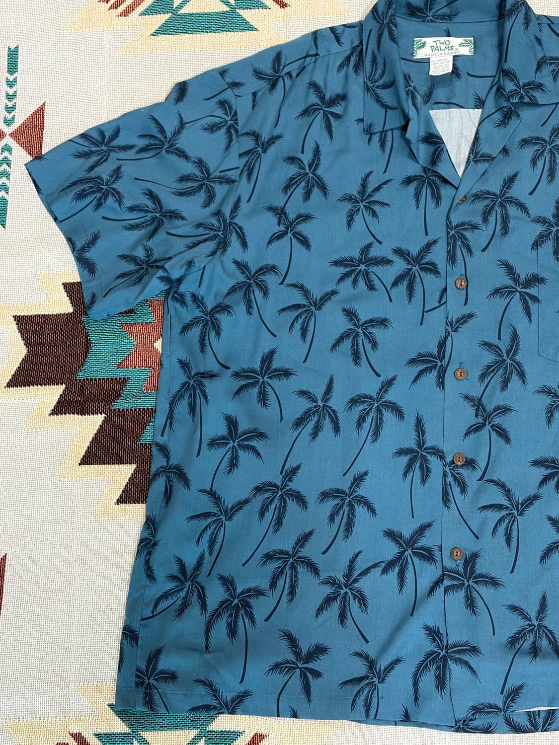 투팜즈 팜트리 알로하 하와이안 셔츠 상품이미지3