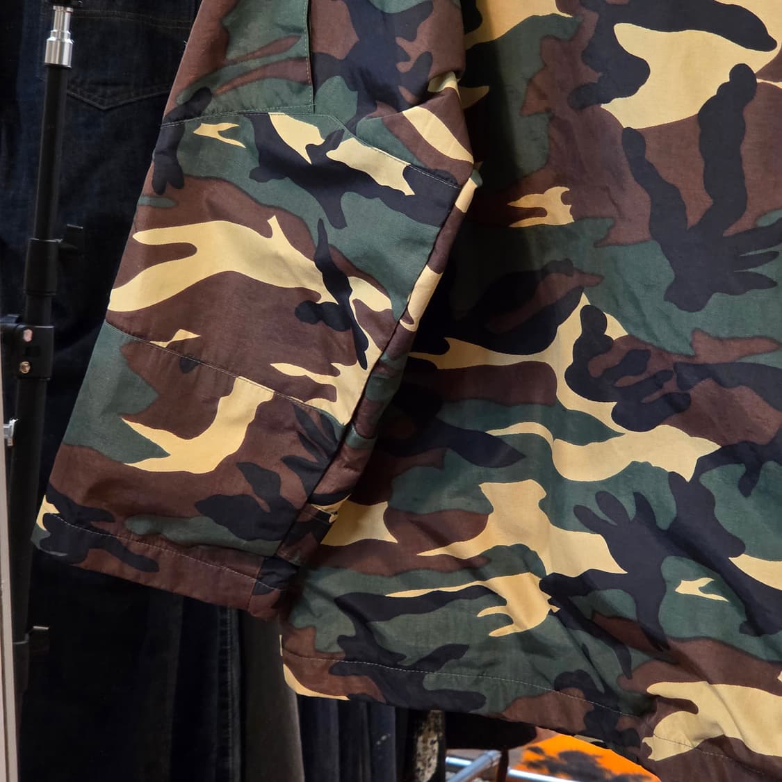일본 빈티지 카모 밀리터리 바람막이 자켓 상품이미지7