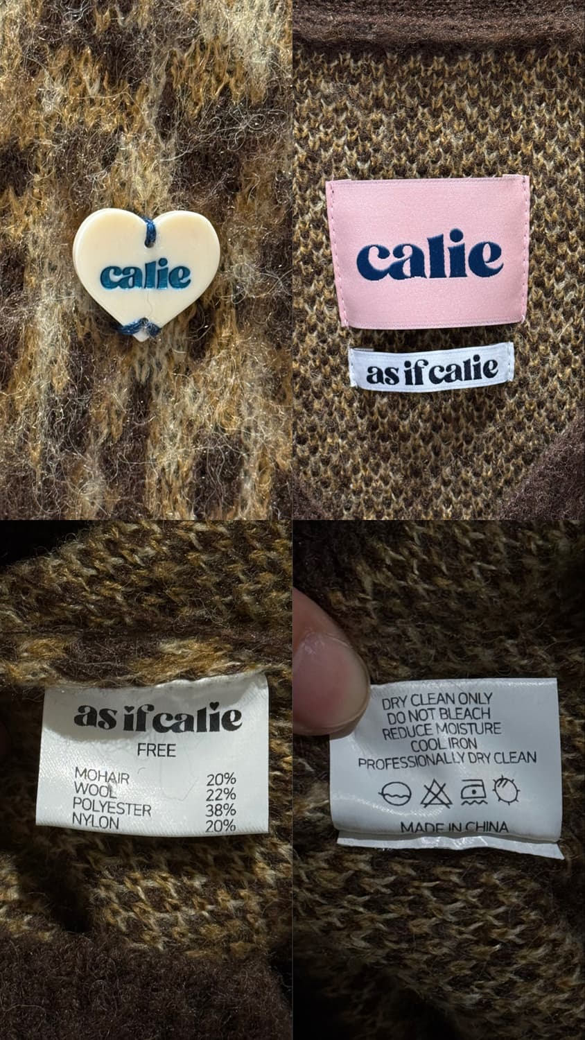 애즈이프캘리 레오파드 가디건 상품이미지10