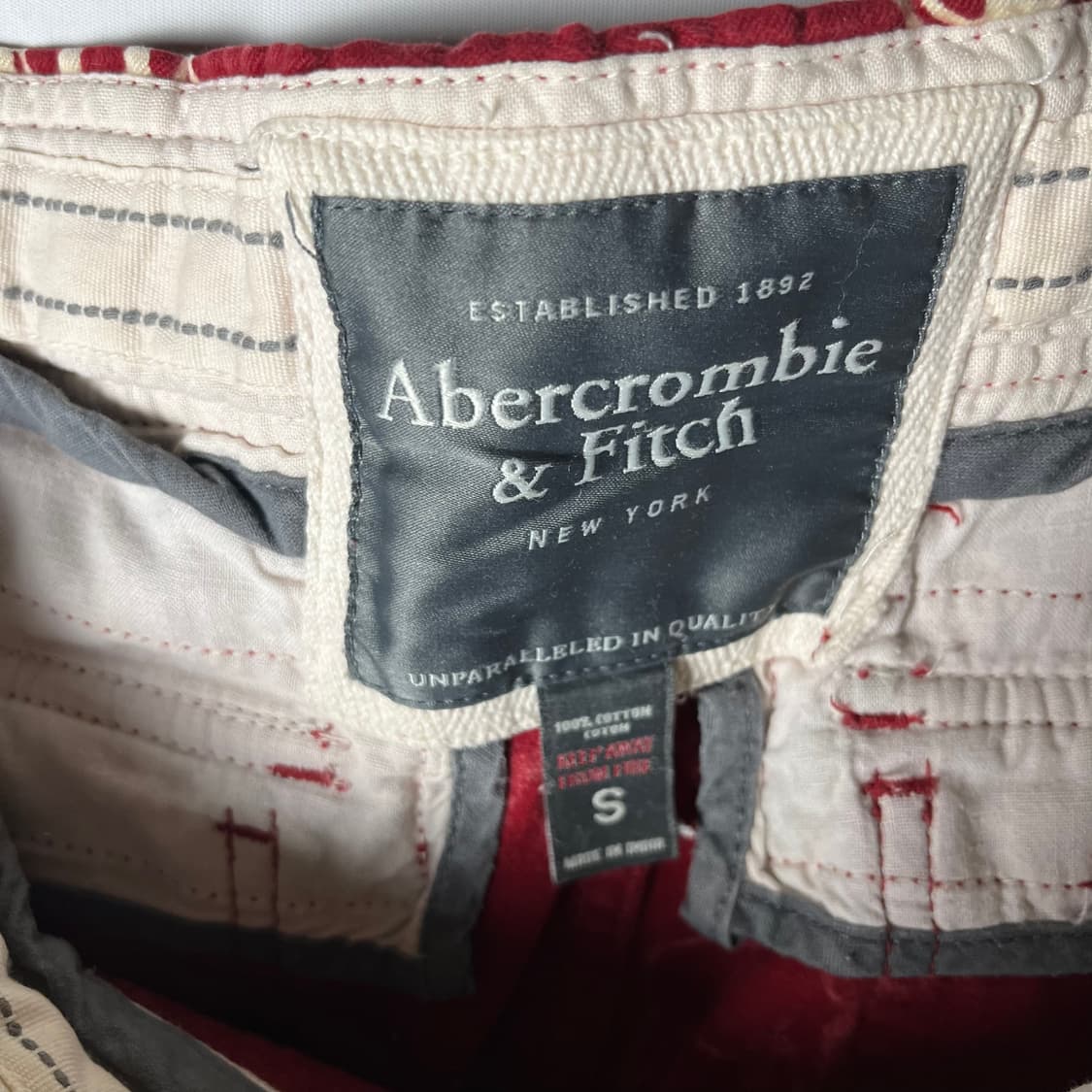 [A&F] 아베크롬비 무스로고 헤비 코튼팬츠 상품이미지6