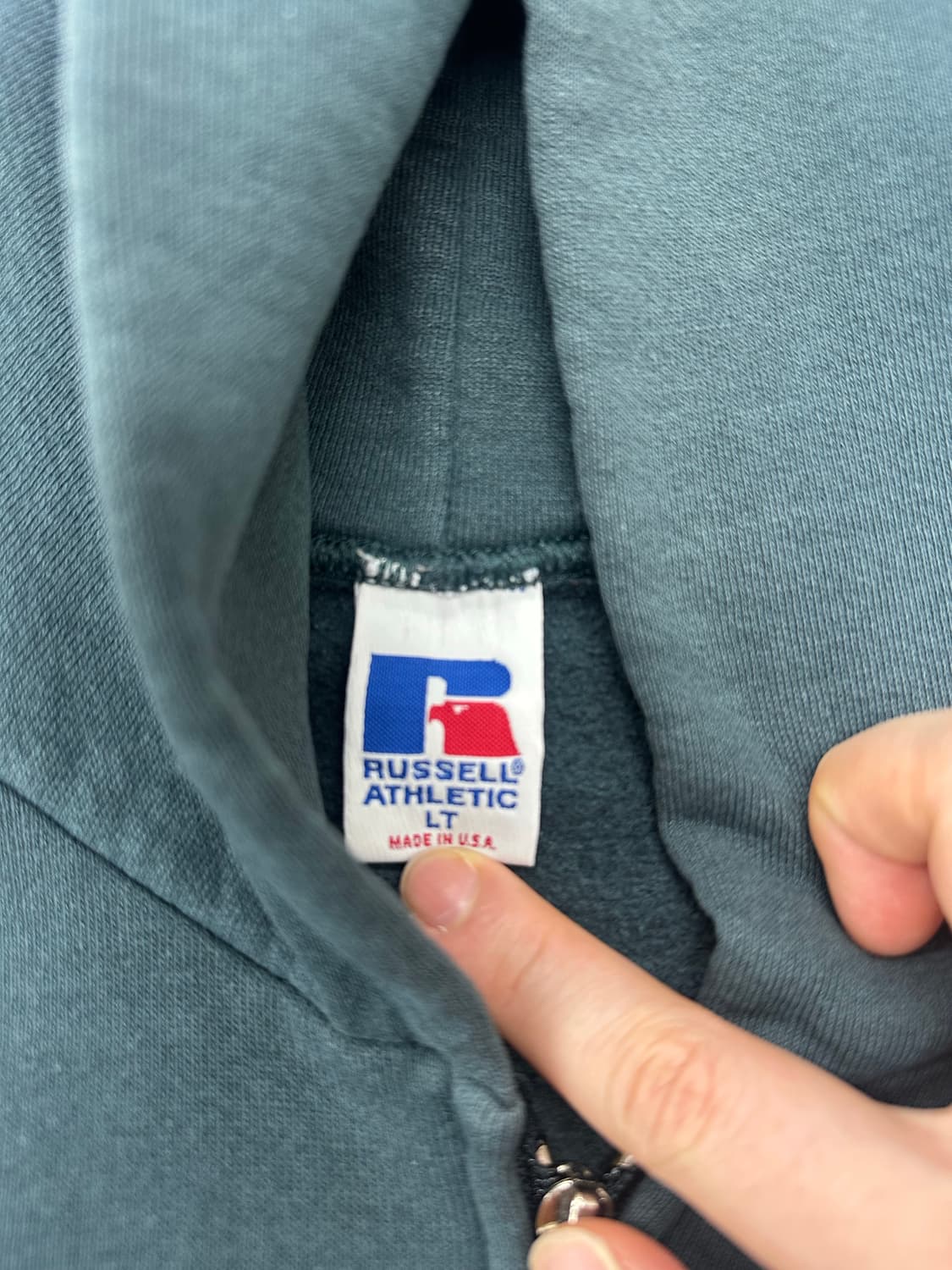 [L]90s 러셀어센틱 후드집업 상품이미지2