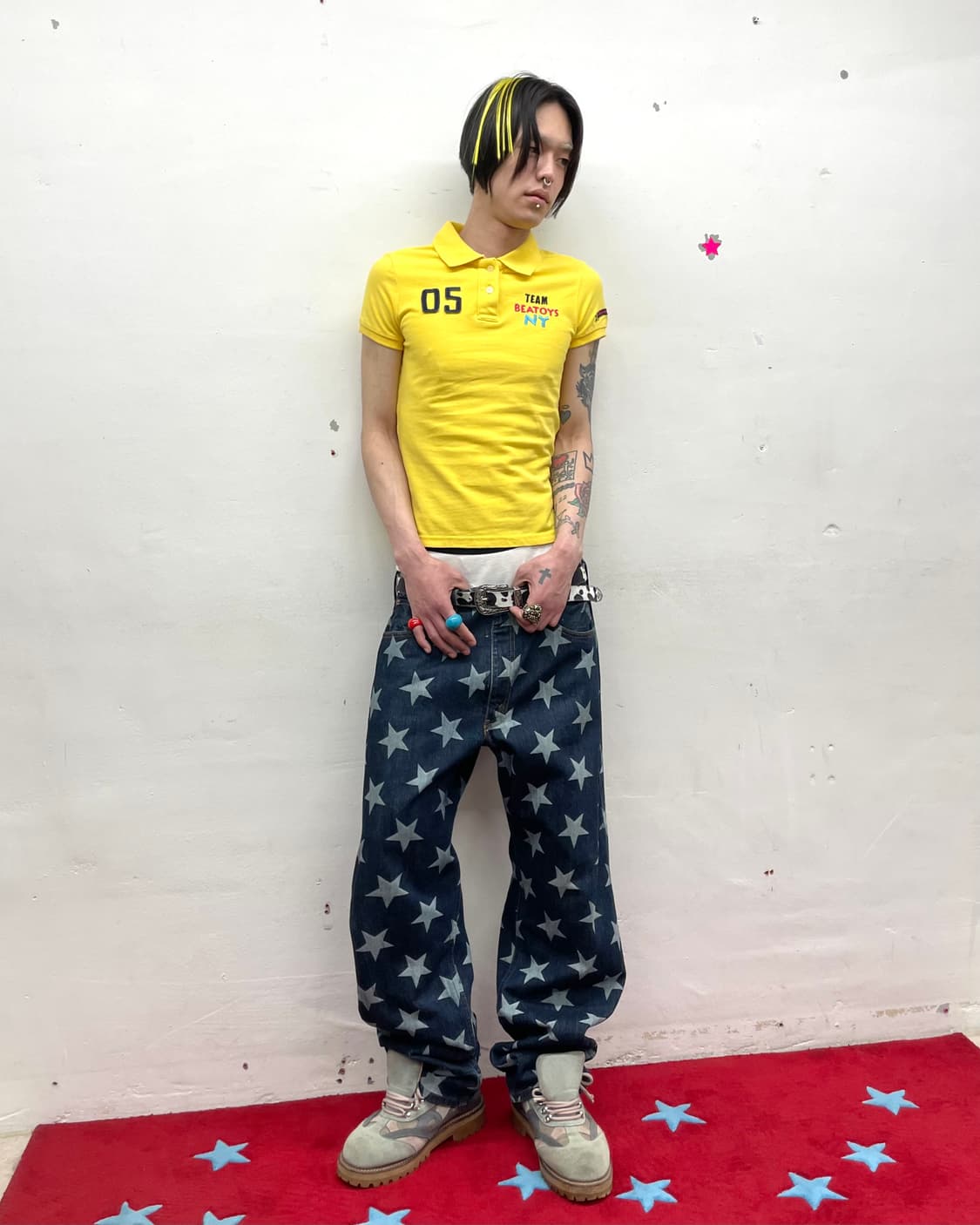 Retro 05 Yellow Pk T-shirt 상품이미지6