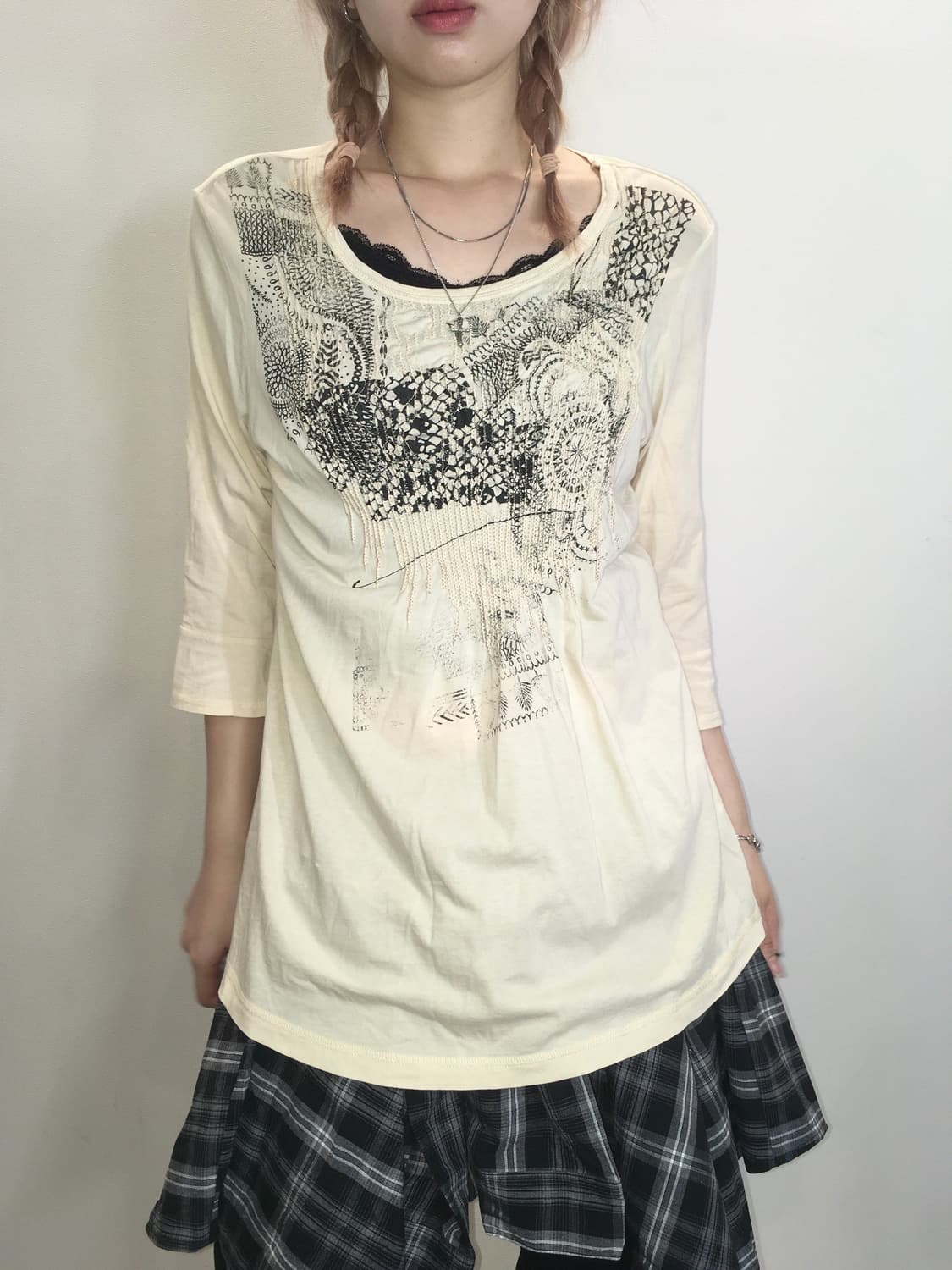 jpn vintage smoke pattern t shirt 상품이미지4