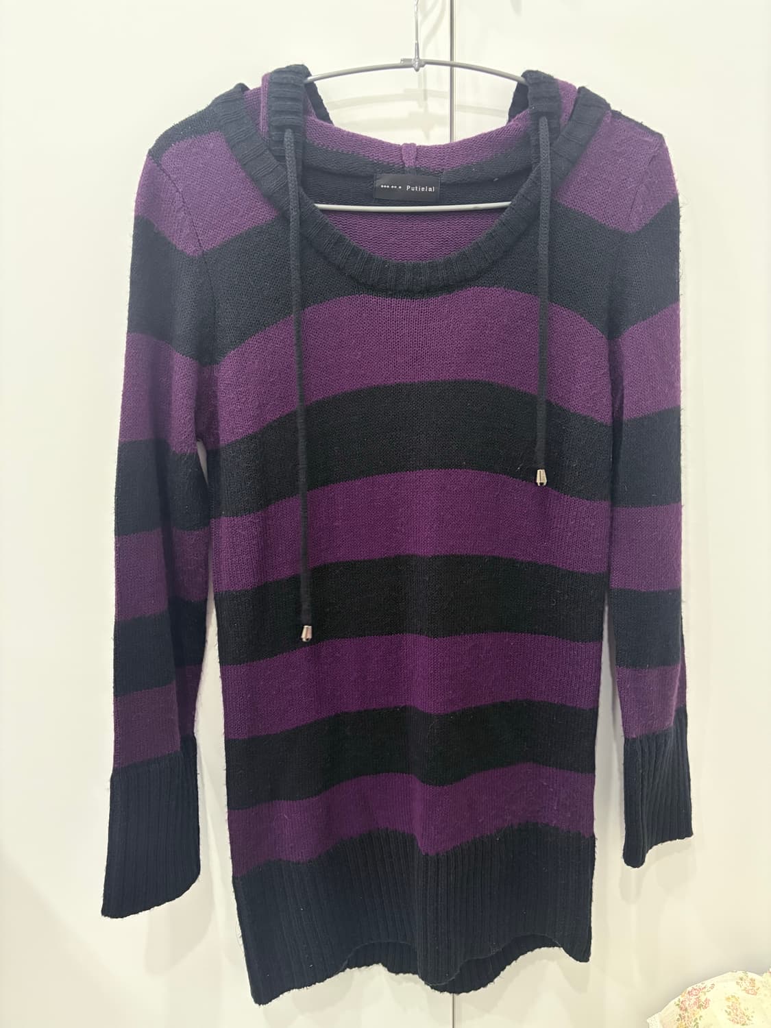 빈티지 보라 단가라 니트 상품이미지1