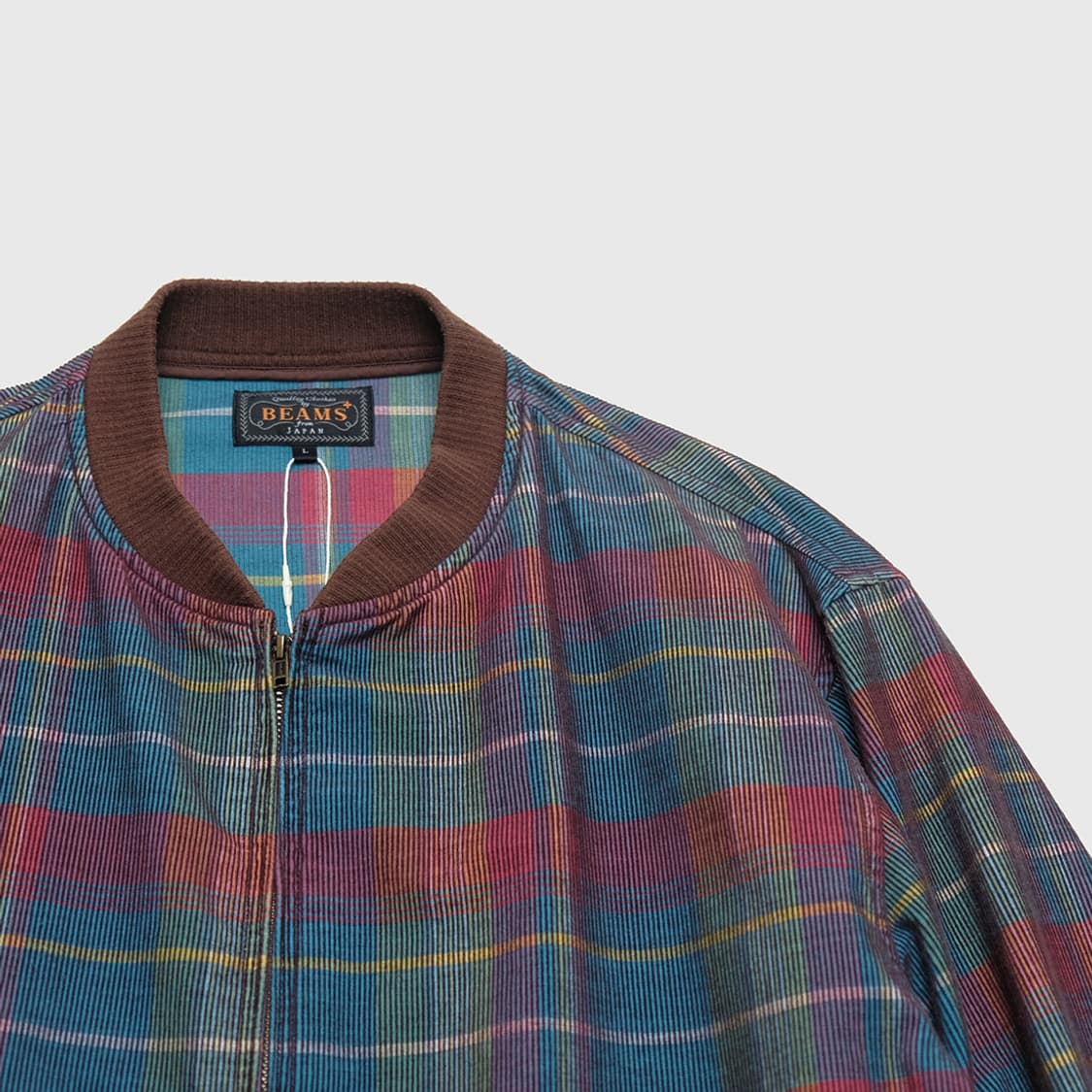 corduroy check sports blouson 상품이미지3