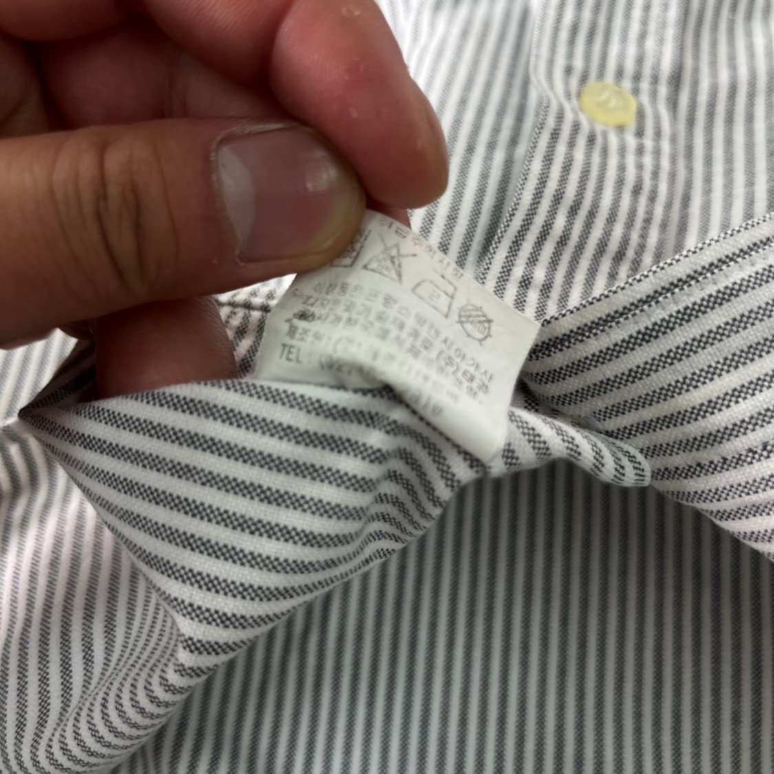 100 발렌시아가 90s 스트라이프 코튼 셔츠 상품이미지6