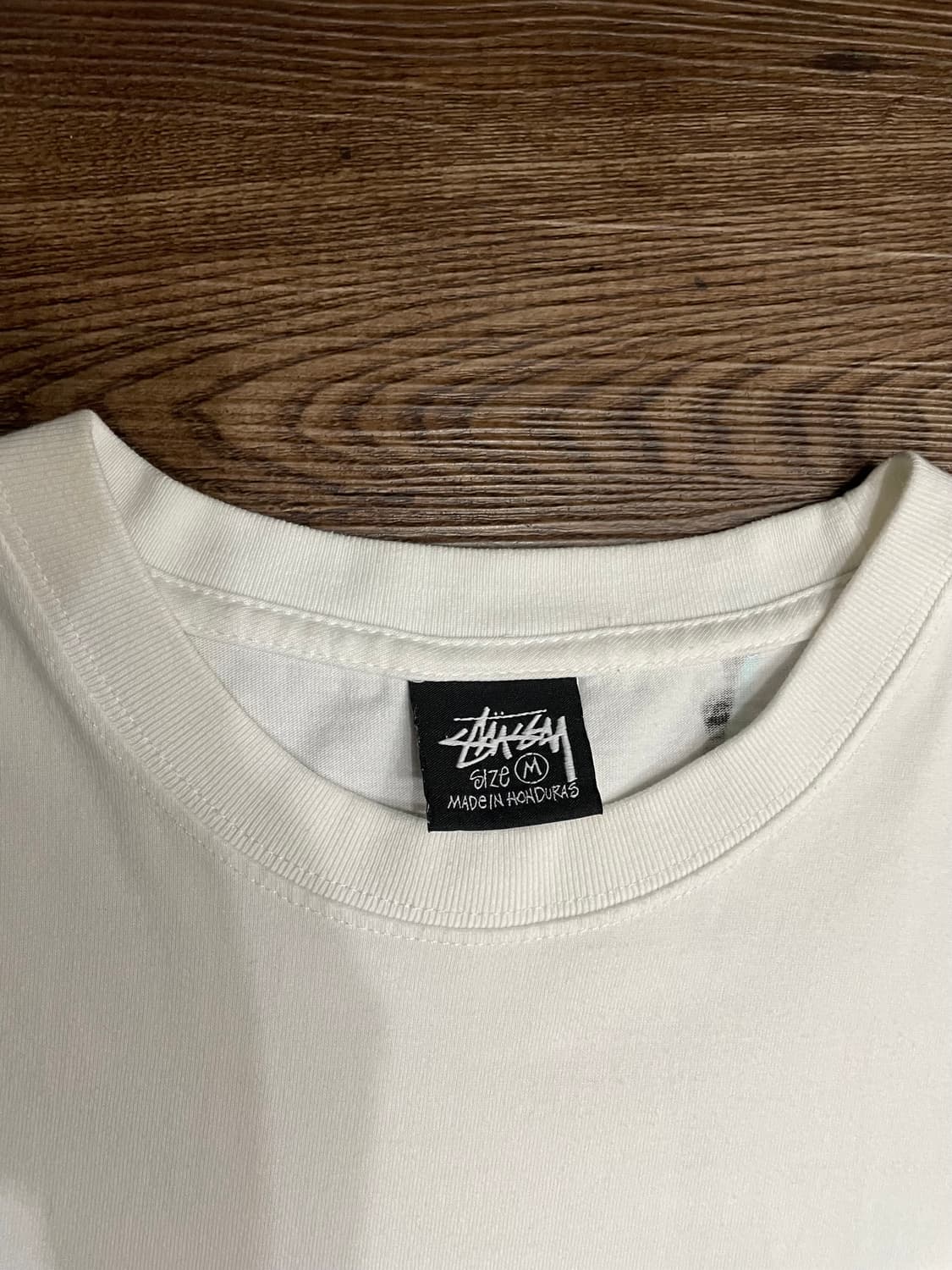 스투시 stussy 쉐터드 반팔 티셔츠 화이트 상품이미지5