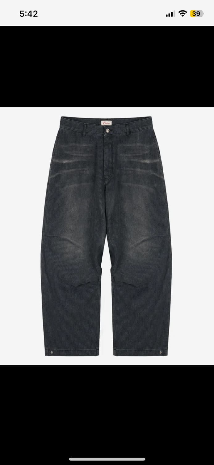 ETCE vertical baggy jean (indigo black) 상품이미지1