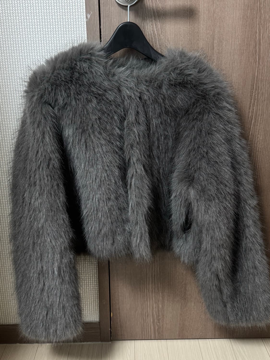 자라 퍼 숏 코트 상품이미지2