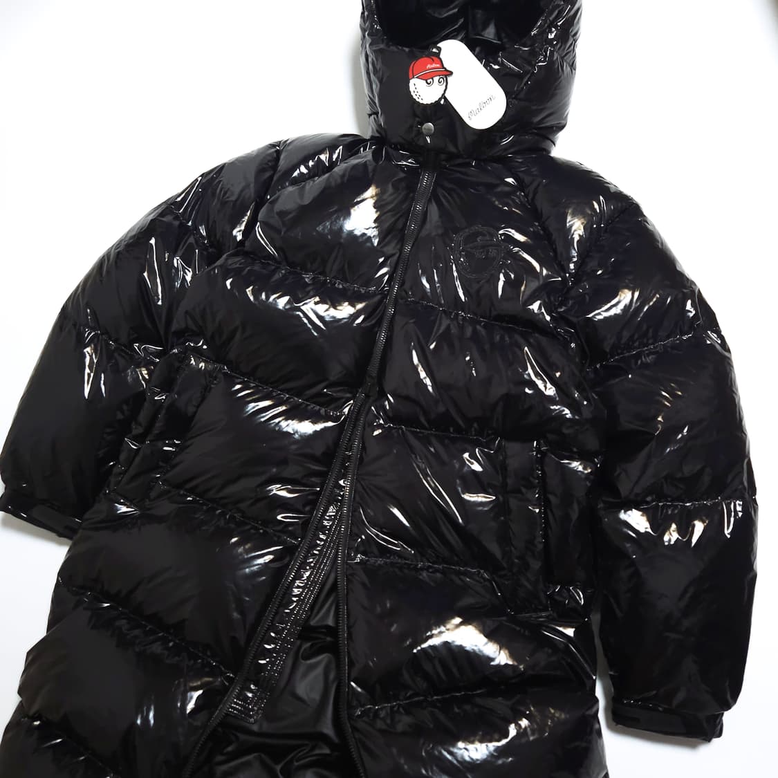 말본 Malbon 벤치 다운 패딩 파카 블랙 상품이미지2