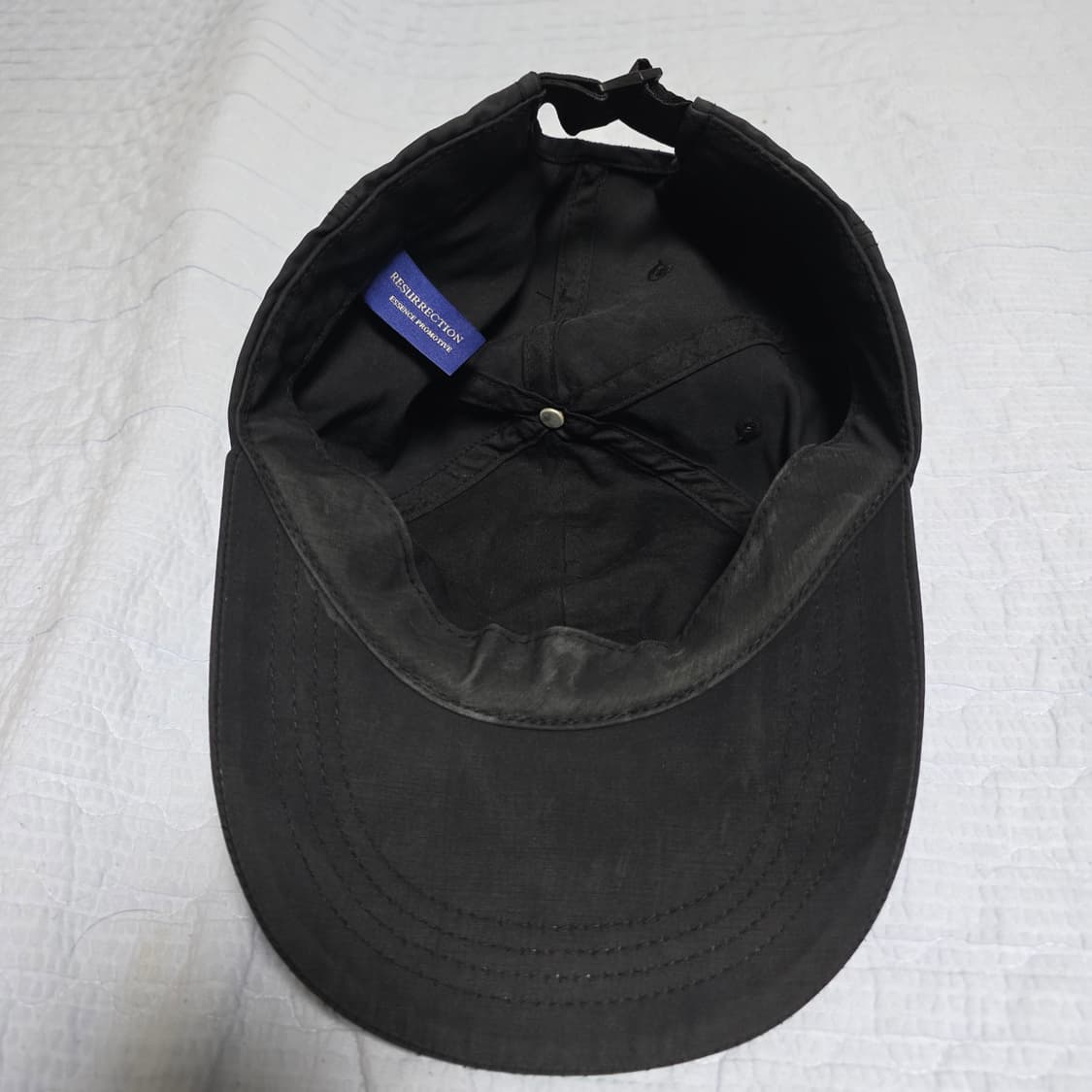 에센스룸 비어리더 롱빌캡 블랙 상품이미지4