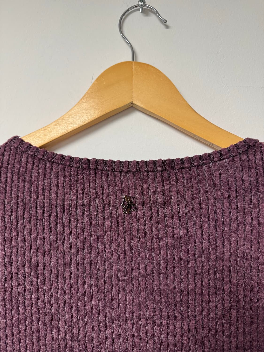 어반드레스 골지 니트 브이넥 가디건 니트 퍼플 M 상품이미지9