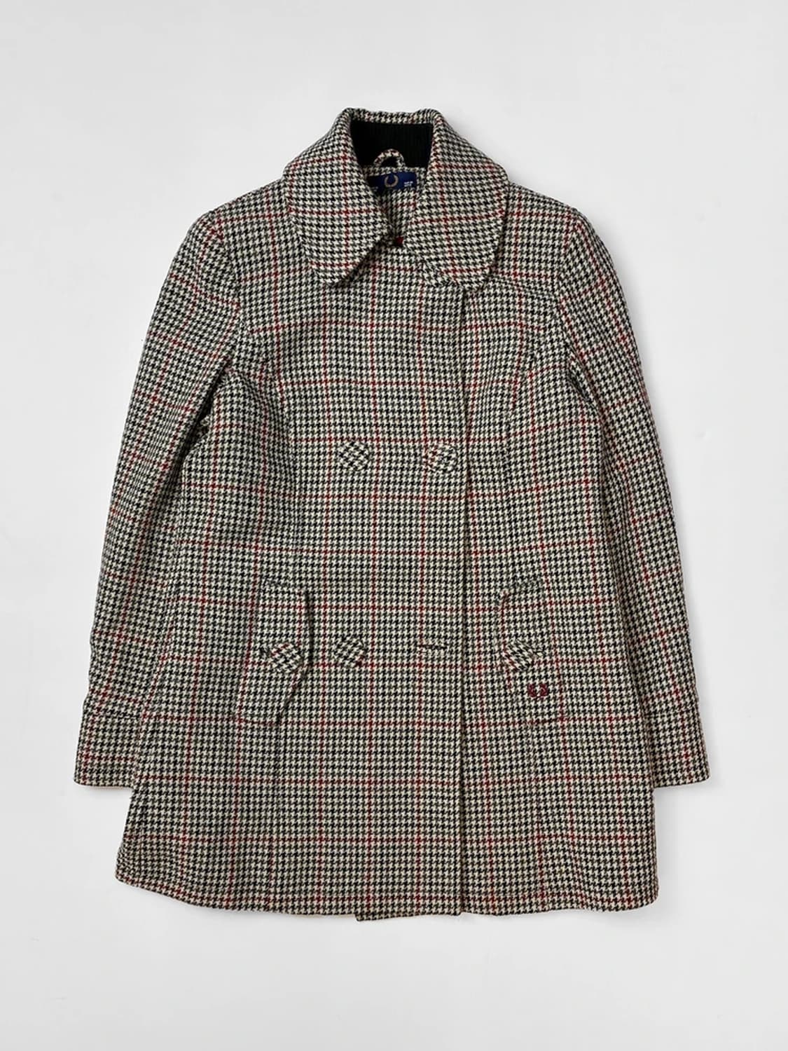 프레드페리 00s 더블 체크 울 코트 PN5342 상품이미지1