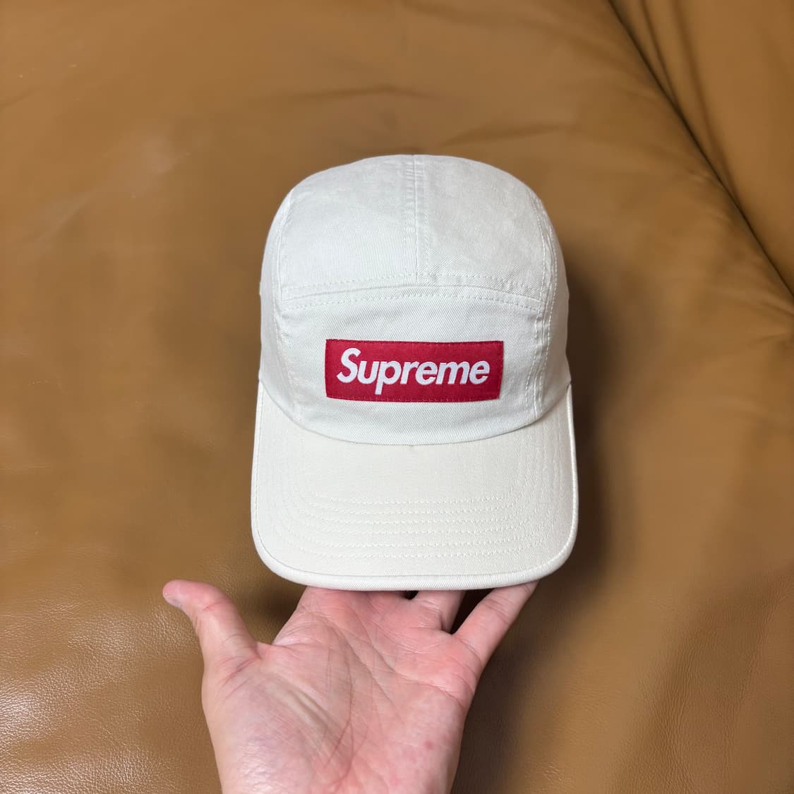 Supreme 22ss 워시드 스톤 캠프캡 모자 Washed Stone 상품이미지3