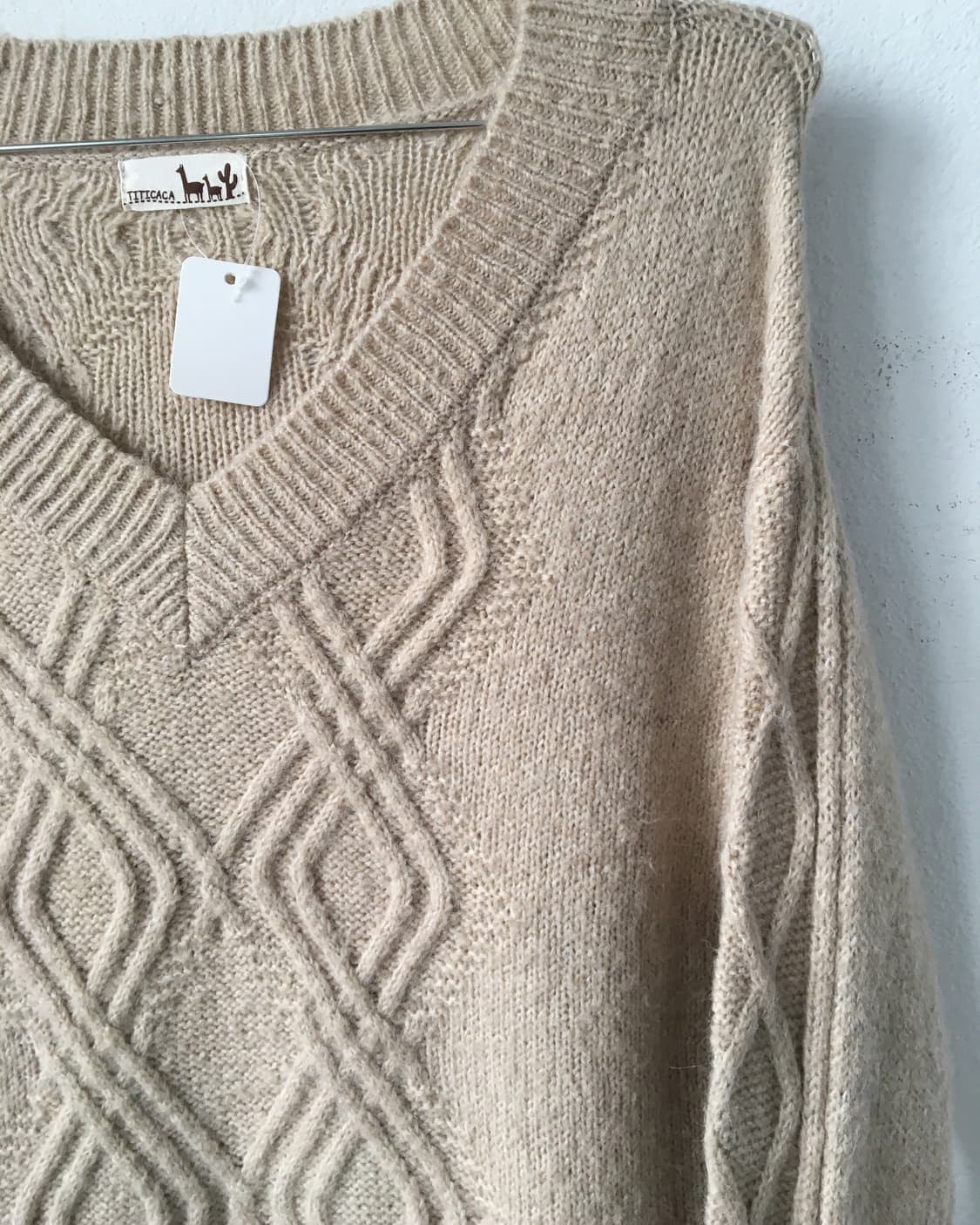 cable pattern knit 상품이미지4