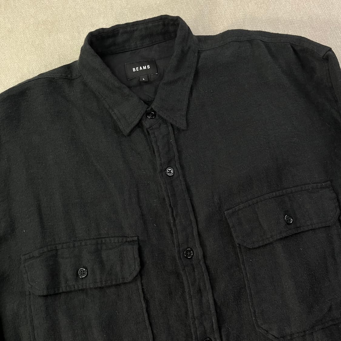 110 빔즈 투포켓 워크셔츠 상품이미지2
