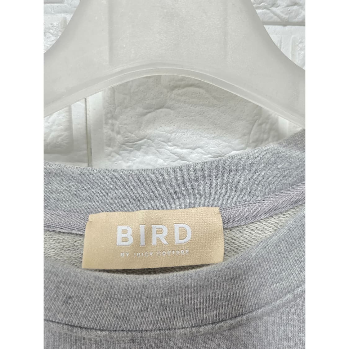 택포) 한섬 버드 BIRD 회색 패치 맨투맨 L 상품이미지2